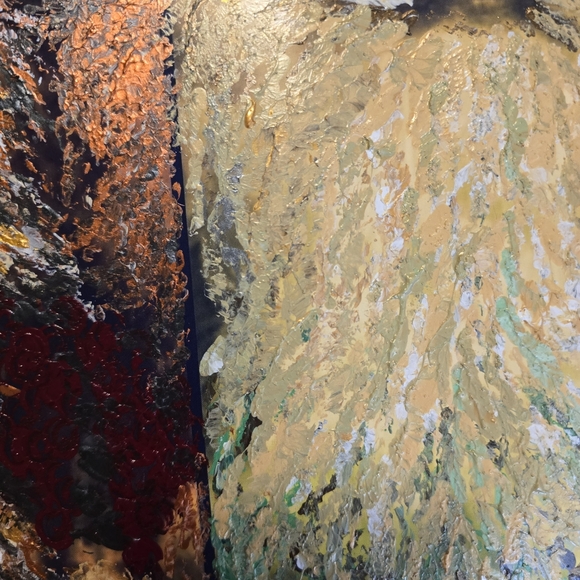 HANDCRAFTED Santa Clause Painting HANDMADE Holiday Art HANDPAINTED Wall Decor - Picture 14 of 17